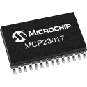 Microchip 16-Channel I/O Expander SSOP 28, 10MHz Clock Frequency, 1.8V to 5.5V Supply MCP23017T-E/SS