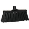 Vikan Black Push Broom for Dry Areas, Wet Areas, Medium Hardness, Width 330mm, Bristle Length 109mm, Model 29159