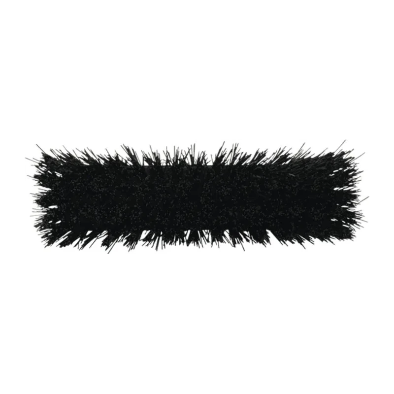Vikan Black Push Broom for Dry Areas, Wet Areas, Medium Hardness, Width 330mm, Bristle Length 109mm, Model 29159
