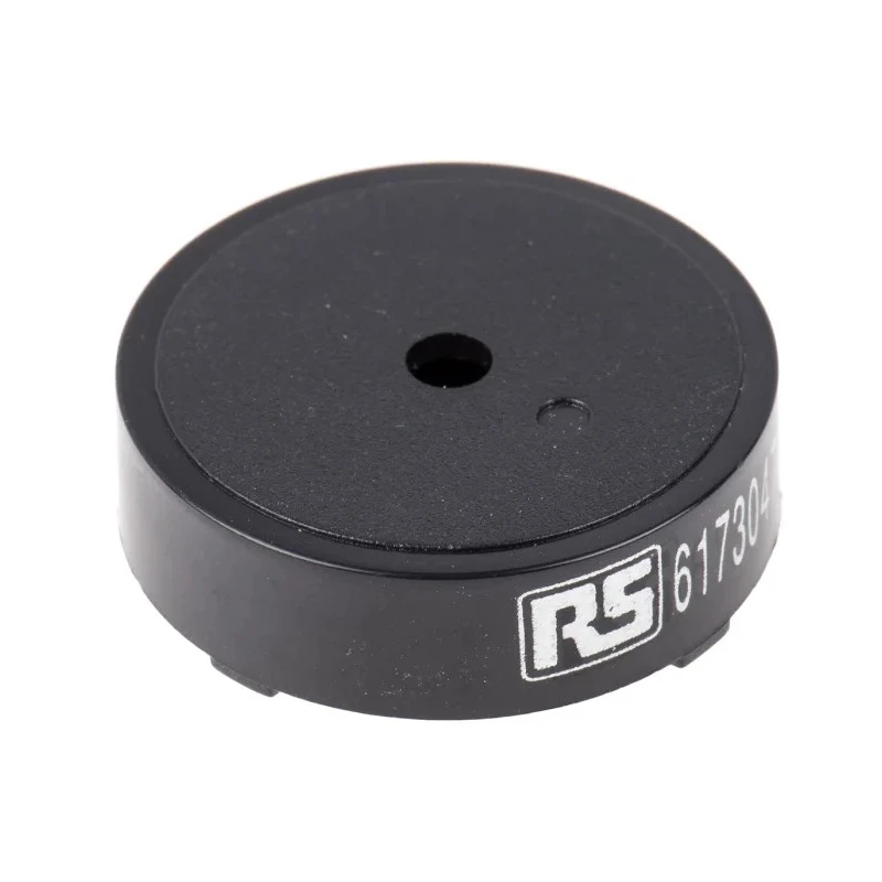 RS PRO Piezo Buzzer Component Through Hole Mount 24 mm Diameter 7.5 mm Height 85 dB Continuous External Drive 6173047P