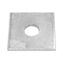 RS PRO Bright Zinc Plated Square Bracket 1 Hole 12 mm Fixing Hole Diameter 40mm x 40mm 5mm Thickness 176-6954