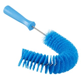Vikan Blue Scrubbing Brush with Adjustable Polyester Bristle Head for Pipes up to 100 mm Diameter 53723