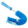 Vikan Blue Scrubbing Brush with Adjustable Polyester Bristle Head for Pipes up to 100 mm Diameter 53723