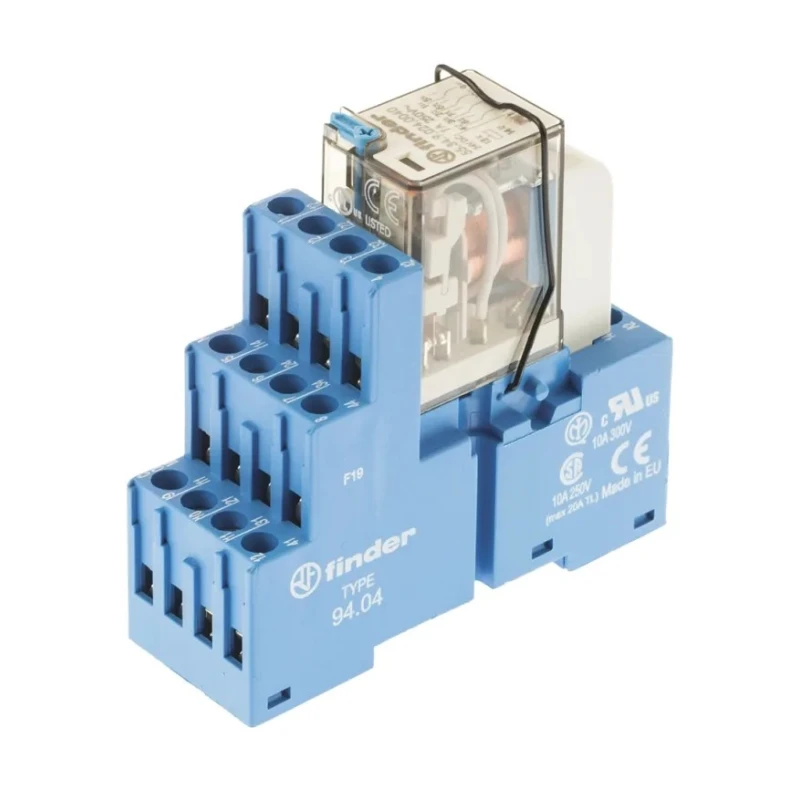 Finder 58 Series Electromechanical Interface Relay, DIN Rail Mount, 24V dc Coil, 4PDT, 7A Switching 58.34.9.024.0050SMA