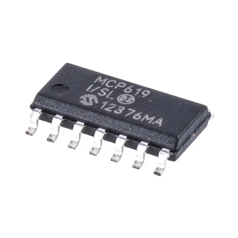 Microchip Operational Amplifier 4-Channel, 190 kHz Gain Bandwidth, 14-Pin SOIC, 3-5.5V MCP619-I/SL