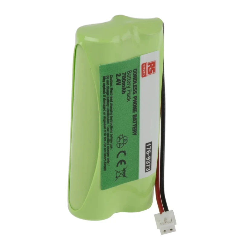 RS PRO 2.4 V Nickel Metal Hydride Rechargeable Battery Pack 700 mAh 176-9373