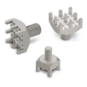 Wurth Elektronik Brass Screw Terminal Vertical 50A, Tin Plated Brass Body, 2 Rows, 4 Legs, M3 Screws 74651173R