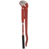 Ega-Master Pipe Wrench 25.4 mm Jaw Capacity 425 mm Overall Length Metal Handle Phosphate Finish VDE/1000V Approved 61012