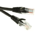 RS PRO Cat5e Ethernet Cable RJ45 Male to RJ45 Male 0.5 m Black Unshielded Low Smoke Zero Halogen 657-2062