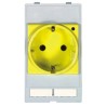 HARTING 16A 250V Panel Mount Thermoplastic German Standard Mains Connector Screw Termination 39500010002