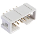 RS PRO 10-Way IDC Connector Male for Through Hole Mount, 2 Row, Gold-Plated Contacts, 2.54 mm Pitch 625-7252