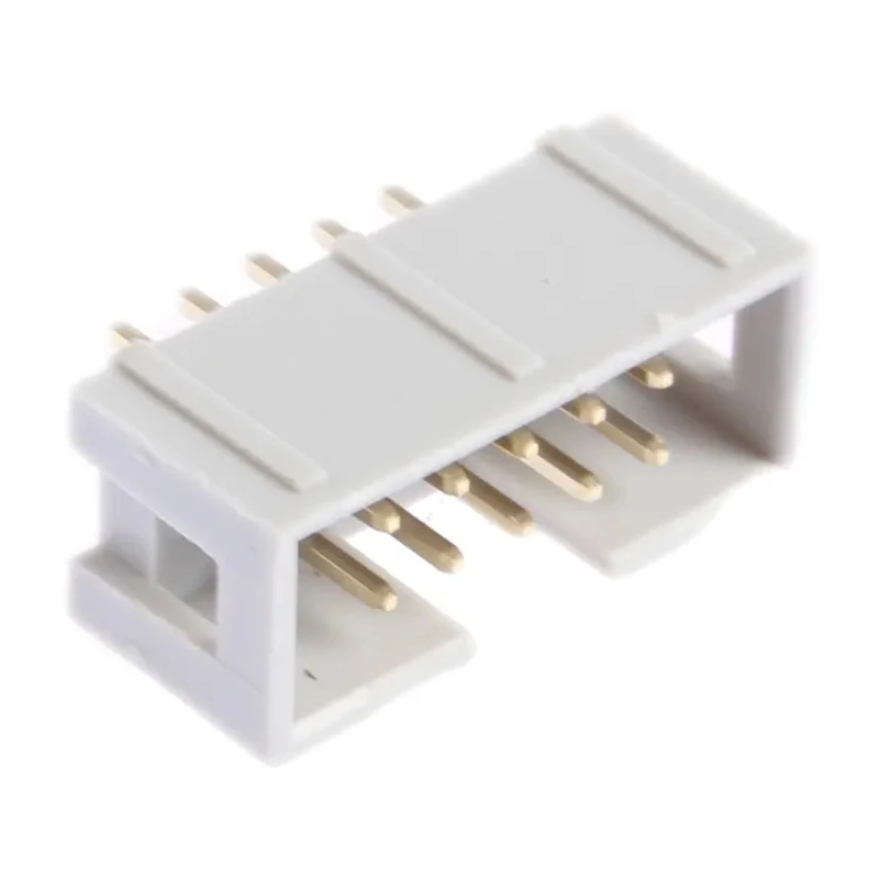 RS PRO 10-Way IDC Connector Male for Through Hole Mount, 2 Row, Gold-Plated Contacts, 2.54 mm Pitch 625-7252