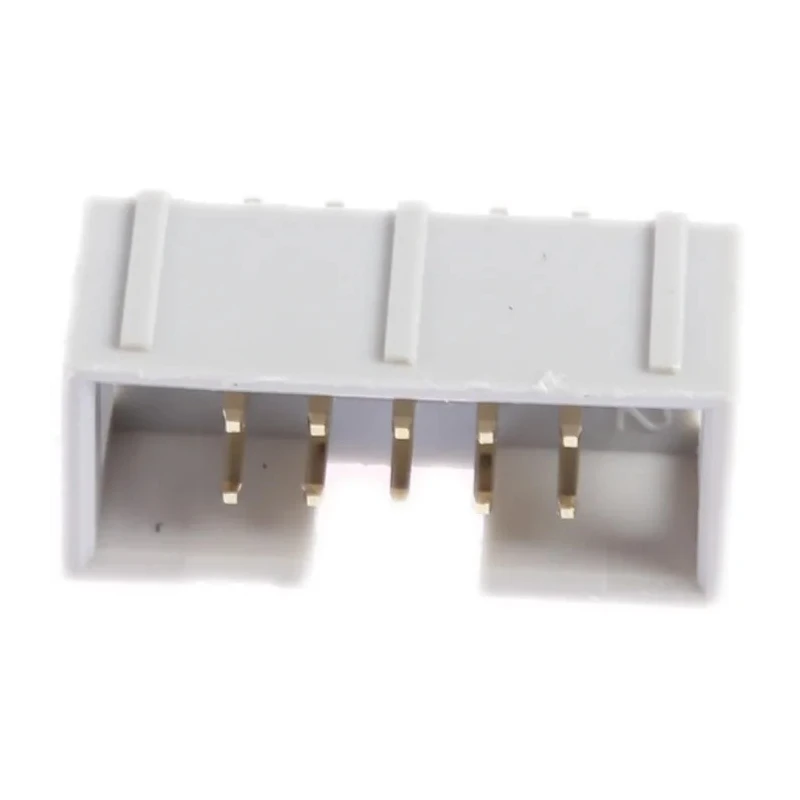 RS PRO 10-Way IDC Connector Male for Through Hole Mount, 2 Row, Gold-Plated Contacts, 2.54 mm Pitch 625-7252