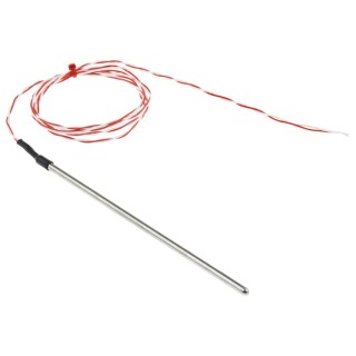 RS PRO PT1000 RTD Sensor 4 mm Diameter, 150 mm Long, 2 Wire, Class B Accuracy, 200 °C Maximum Temperature PT1000