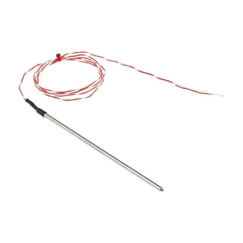RS PRO PT1000 RTD Sensor 4 mm Diameter, 150 mm Long, 2 Wire, Class B Accuracy, 200 °C Maximum Temperature PT1000