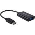 RS PRO DisplayPort to VGA Adapter with Built-in Audio Port 250 mm Cable Length 1920 x 1200 Resolution DP2VGAA