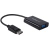 RS PRO DisplayPort to VGA Adapter with Built-in Audio Port 250 mm Cable Length 1920 x 1200 Resolution DP2VGAA