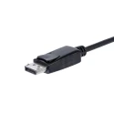 RS PRO DisplayPort to VGA Adapter with Built-in Audio Port 250 mm Cable Length 1920 x 1200 Resolution DP2VGAA