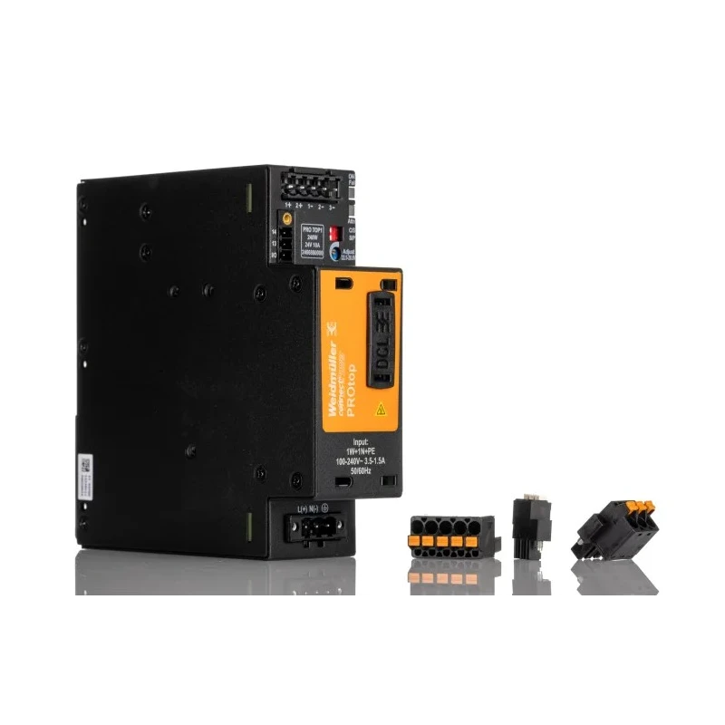 Weidmüller ProTOP Switched Mode DIN Rail Power Supply AC/DC Input 80-340V, Output 24V DC 10A 240W 2466880000