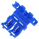 RS PRO Blue Insulated Quick Splice Splice Connector 14 AWG, Polypropylene Insulation, Brass Contact 178-7166