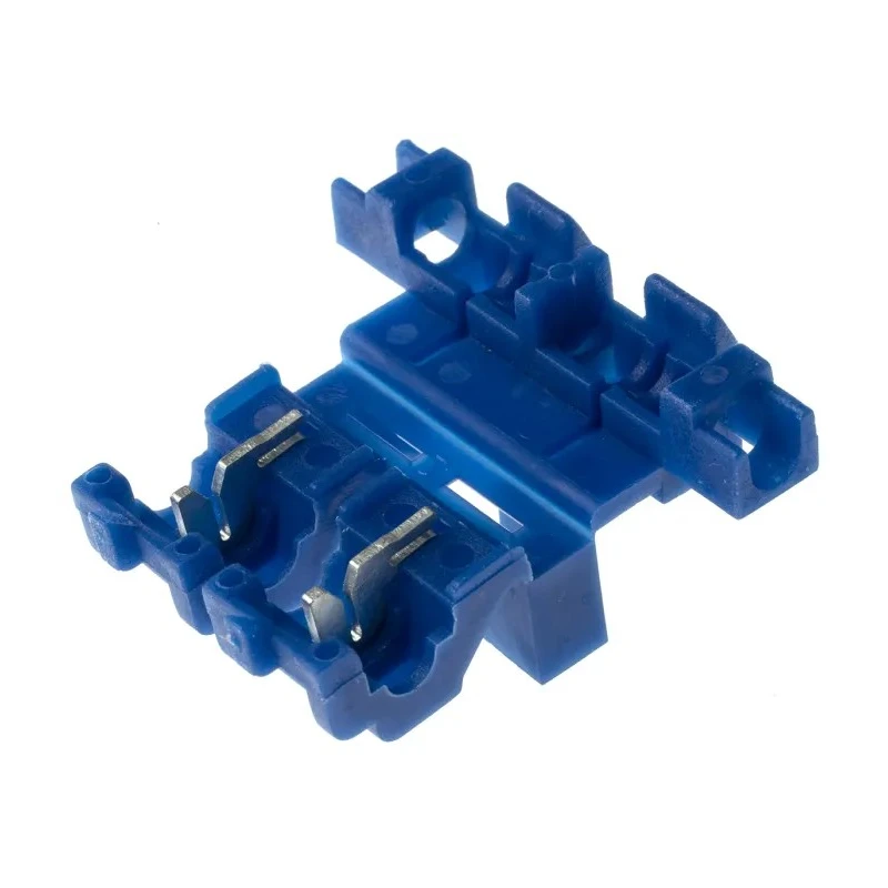 RS PRO Blue Insulated Quick Splice Splice Connector 14 AWG, Polypropylene Insulation, Brass Contact 178-7166