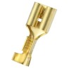 RS PRO Open Barrel Double Crimp Receptacle Uninsulated Tin 18 AWG 19mm 178-7178