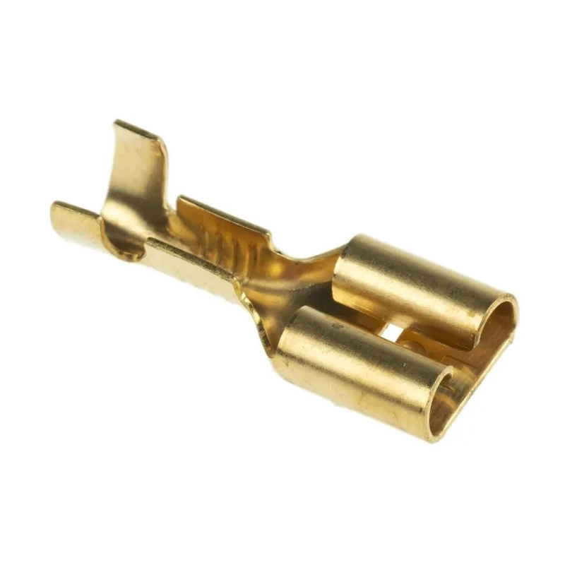 RS PRO Open Barrel Double Crimp Receptacle Uninsulated Tin 18 AWG 19mm 178-7178