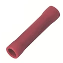 RS PRO Insulated Red Butt Splice Connector 16 AWG, Vinyl Insulation, Copper Contact 178-7224