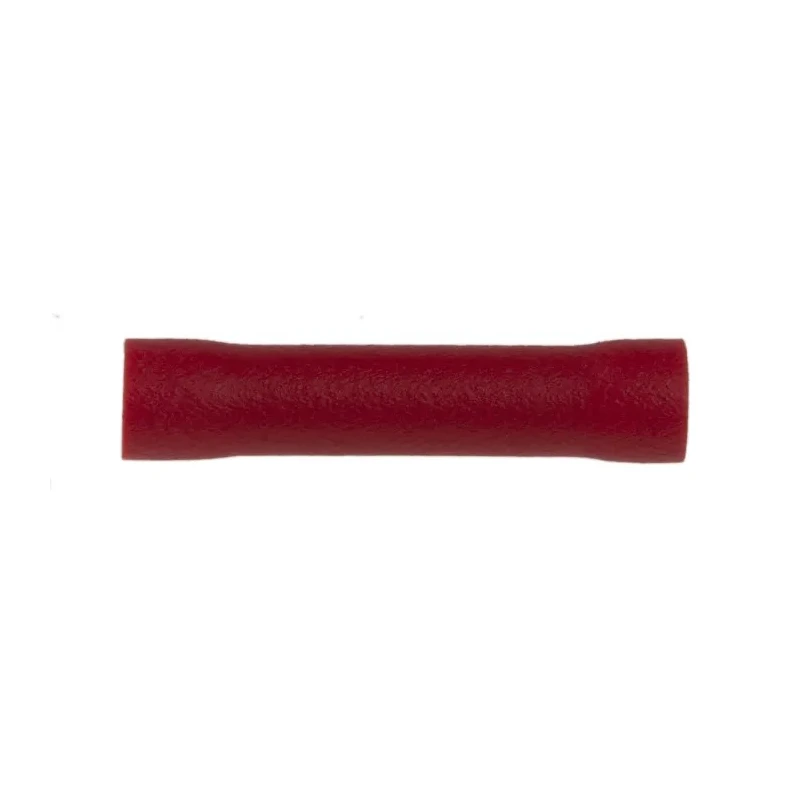 RS PRO Insulated Red Butt Splice Connector 16 AWG, Vinyl Insulation, Copper Contact 178-7224