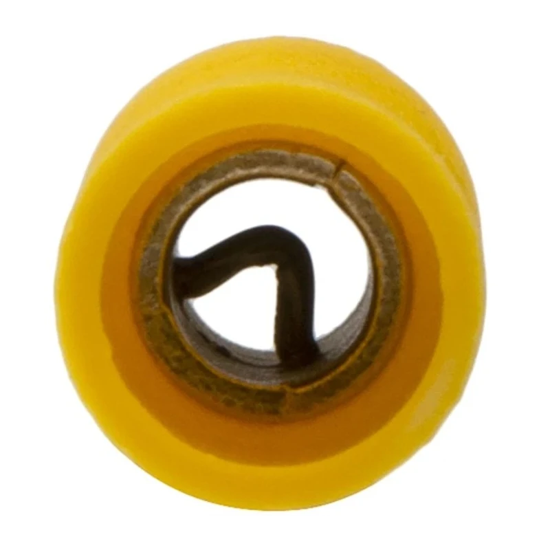 RS PRO Yellow Insulated Butt Splice Connector 10 AWG, Vinyl Insulation, Brass Contact 178-7230