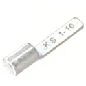 RS PRO Uninsulated Crimp Blade Terminal 10 mm Blade Length, 22 AWG to 16 AWG, Copper Contact, Grey 178-7238