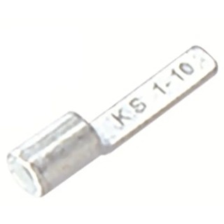 RS PRO Uninsulated Crimp Blade Terminal 10 mm Blade Length, 22 AWG to 16 AWG, Copper Contact, Grey 178-7238