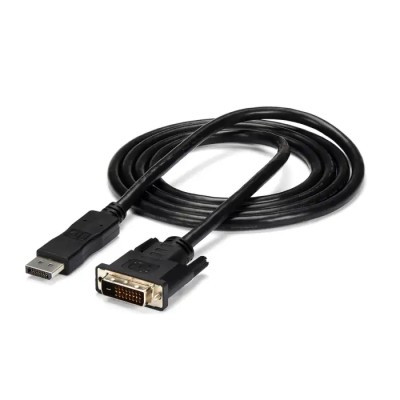 RS PRO 1 Port DisplayPort to DVI Adapter Cable 1.8 m Length 1920x1200 Pixel Maximum Resolution DP2DVIMM6