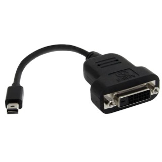 RS PRO Mini DisplayPort to DVI Adapter 1 Port 120 mm Cable Length 1920 x 1200 Resolution MDP2DVIS