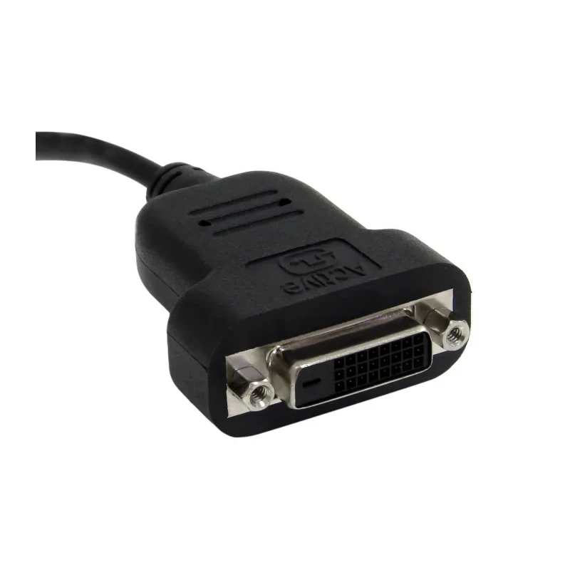 RS PRO Mini DisplayPort to DVI Adapter 1 Port 120 mm Cable Length 1920 x 1200 Resolution MDP2DVIS