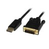 RS PRO 1 Port DisplayPort to DVI Adapter 900 mm Length 1920 x 1200 Pixel Maximum Resolution DP2DVIMM3BS