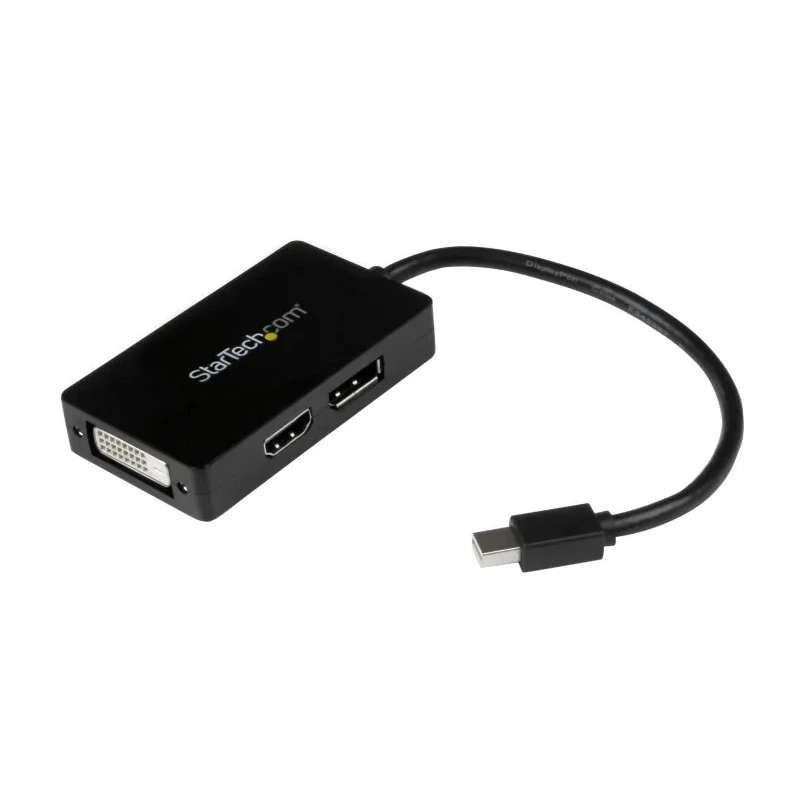 StarTech.com 3 Port Mini DisplayPort to DisplayPort HDMI DVI Adapter 150 mm Cable Length MDP2DPDVHD