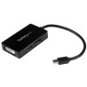 StarTech.com 3 Port Mini DisplayPort to DisplayPort HDMI DVI Adapter 150 mm Cable Length MDP2DPDVHD