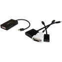 StarTech.com 3 Port Mini DisplayPort to DisplayPort HDMI DVI Adapter 150 mm Cable Length MDP2DPDVHD