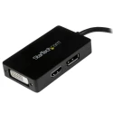 StarTech.com 3 Port Mini DisplayPort to DisplayPort HDMI DVI Adapter 150 mm Cable Length MDP2DPDVHD