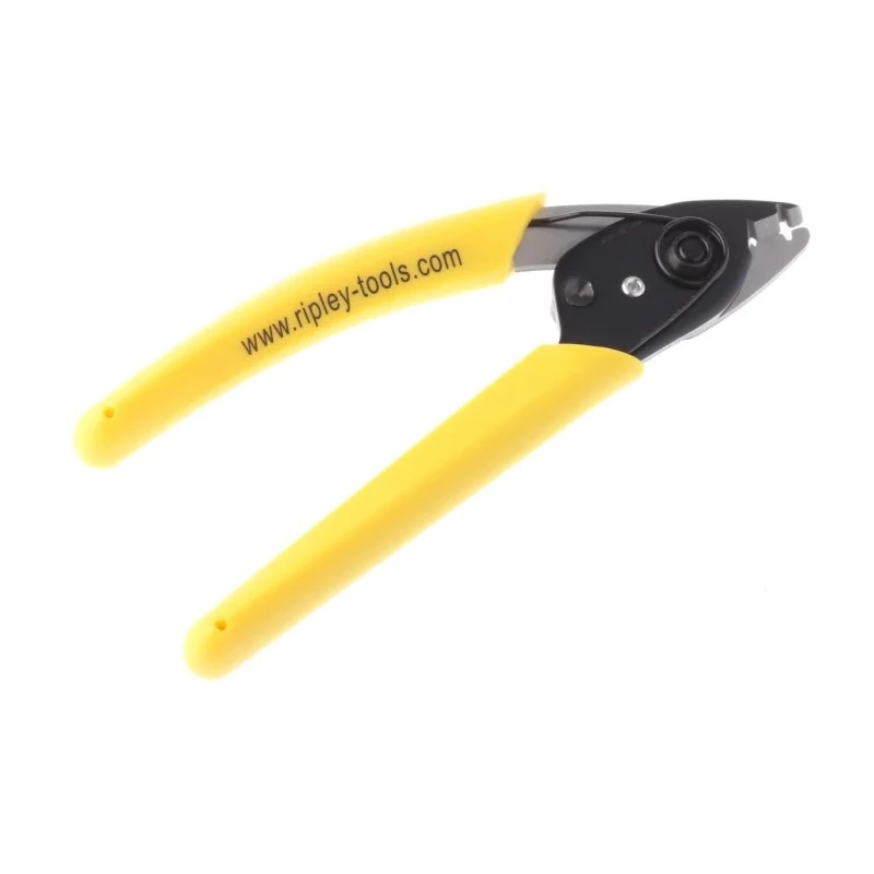 Miller Fibre Optic Comfort Grip Ergonomic Wire Stripper 2 to 3 mm Stripping Range, 165 mm Length 46107