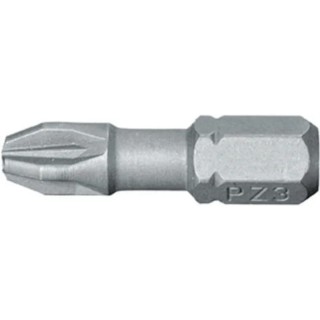 Facom Screwdriver Bit PZ2 Tip 25 mm Overall 3-Piece ED102T.J3
