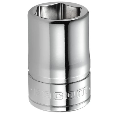 Facom 3/8 in Drive 8 mm 6 Point Square Chrome Vanadium Steel Socket J.8H