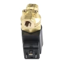 SMC Solenoid Valve, 2 Port, Normally Closed, 24V, 1/4 inch Inlet Port, Brass Body VXE2330-02F-5DO1