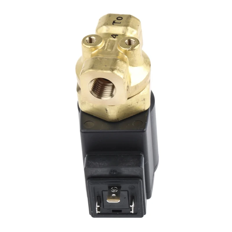 SMC Solenoid Valve, 2 Port, Normally Closed, 24V, 1/4 inch Inlet Port, Brass Body VXE2330-02F-5DO1