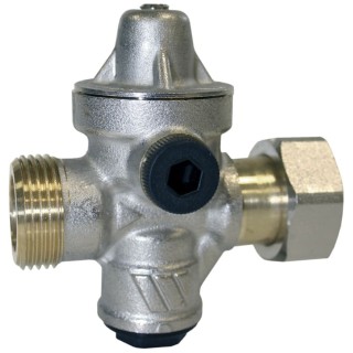 Watts Pressure Reducing Valve Threaded 3/4 in Brass Body, Factory Preset 1.5-5 bar 2282210