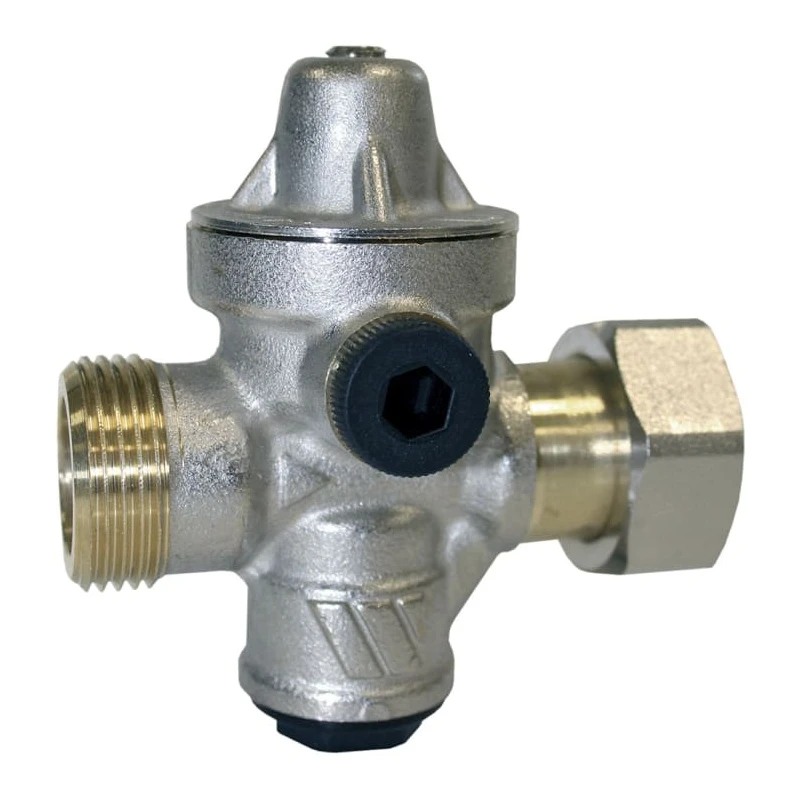 Watts Pressure Reducing Valve Threaded 3/4 in Brass Body, Factory Preset 1.5-5 bar 2282210
