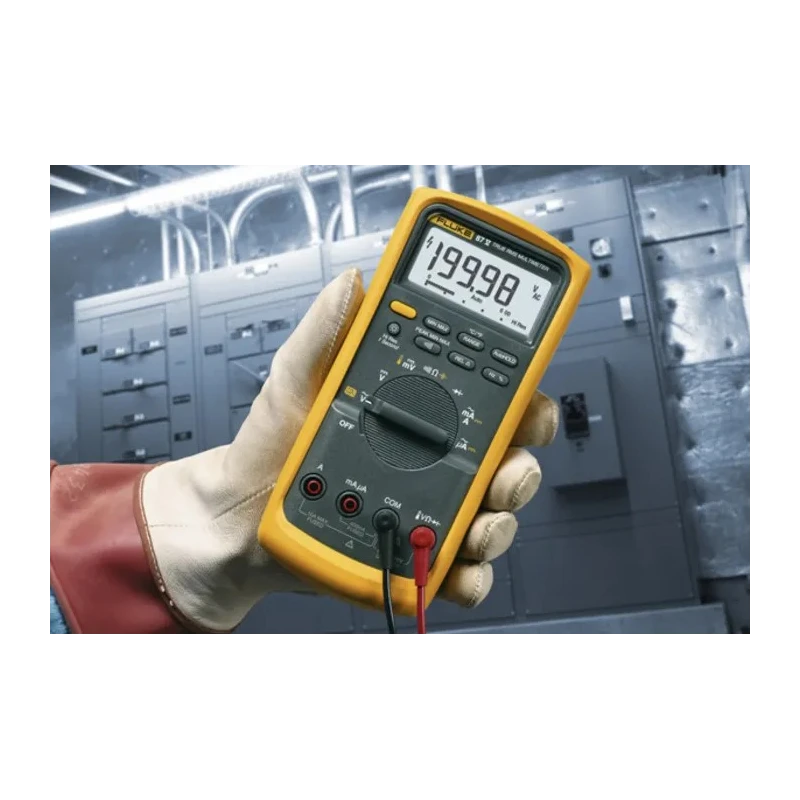 Fluke Handheld Digital Multimeter True RMS 1kV, 10A Max, 20kHz, 800h Battery Life Fluke 27-II