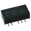 Recom DC/DC Converter 9V 56mA 5.5V/4.5V Input 1W Through Hole SIP7 Package RB-0509D