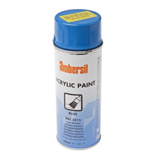 Ambersil 400 ml RAL 5015 Blue Gloss Acrylic Spray Paint 31653-AF